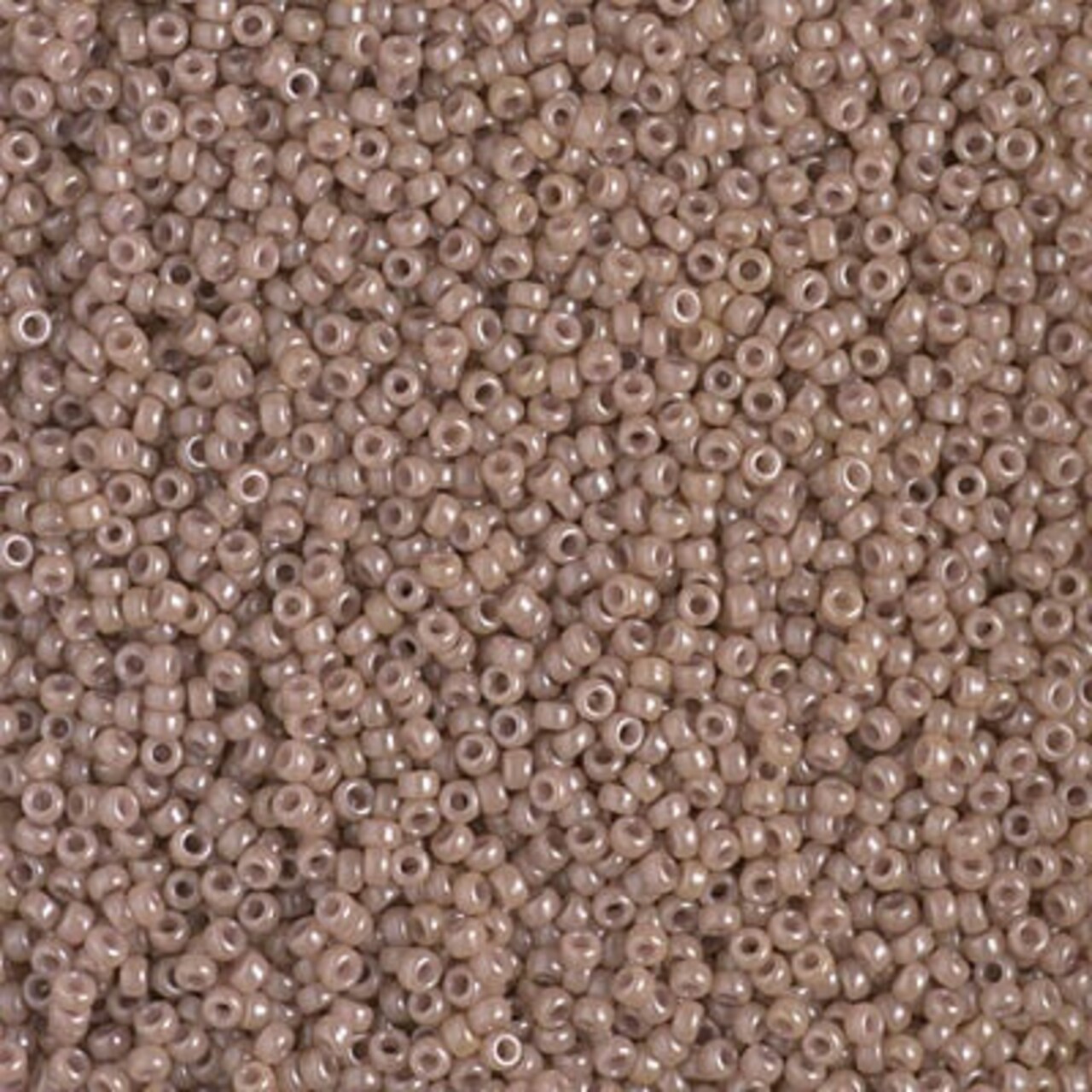 Miyuki 15/0 Round Seed Bead, 15-1461, Dyed Opaque Latte, 8 grams